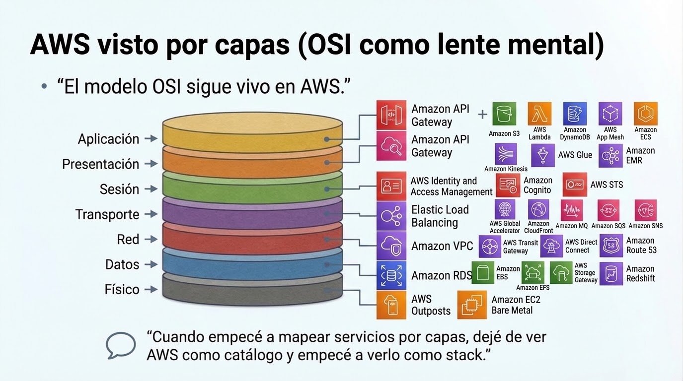 Diagrama AWS por capas OSI